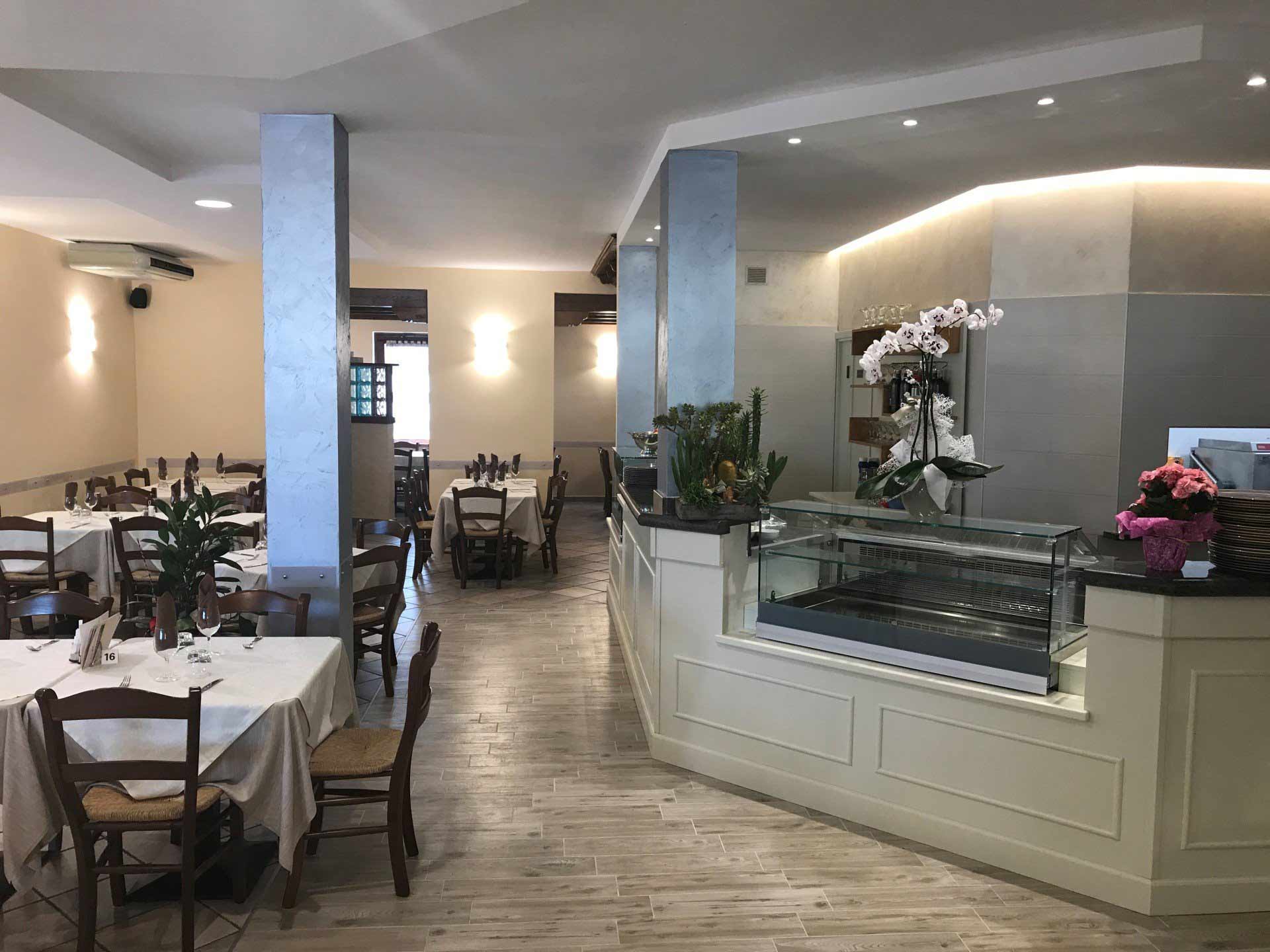 Il locale del Ristorante Pizzeria Sant'Anna