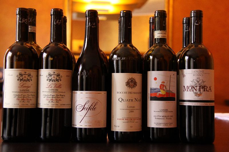 Vini del Ristorante Pizzeria Sant'Anna